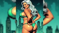 AI Porn: Ai Animation, une mamie forte taquine