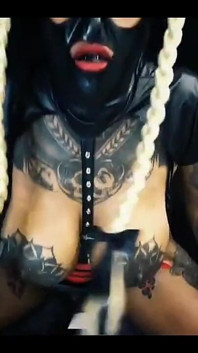 The Kinky Slut Queen dark Dea in Bonding Part. 1/2 (extreme-fetish-bondage-femdom)