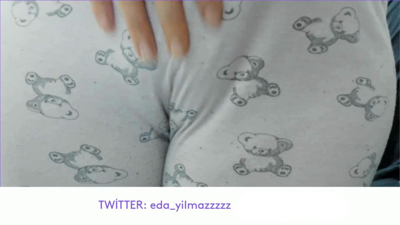 bigass_sexy_bigboobs: Cameltoe- Masturbation in Pajamas- Puffed Pussy- Turkish Porn