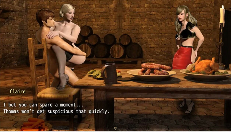 XXX Games Bunk: A Struggle with Sins - Gameplay - Roleplay - Girlfriend Stepmom Fucks at...
