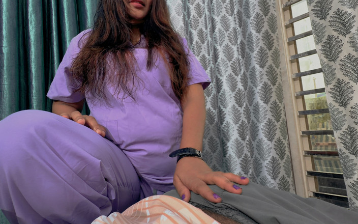 Kajal_pro: Indian Blowjob- Nurse Gives Hot Blowjob to Patient Until Filled...
