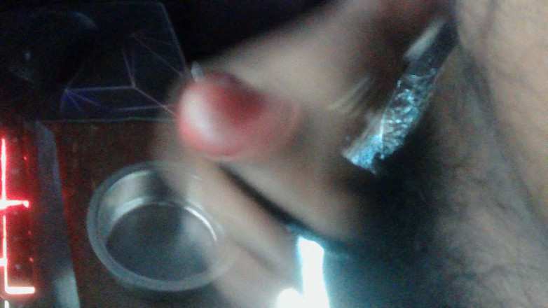 Future man: Horny Young Man Jerking Himself