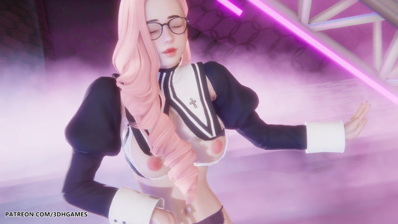 3D-Hentai Games: Love it - เซราฟินเปลื้องผ้าเซ็กซี่