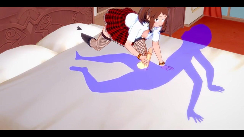 HentaiTubes: My Hero Academia Hentai - Uraraka Punheta e fodida - japonesa asiática...