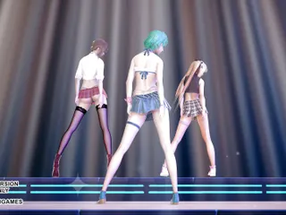 [mmd] conquistatore doa Marie Rose Misaki Tamaki hot dance 4k 60fps