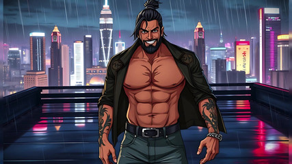 Erotic Man: Сильні чуваки, зроблені з ai