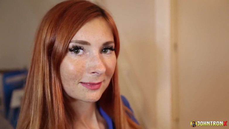 John Tron X: Johntronx - Gorgeous Redhead Babe Gets Pummeled in POV