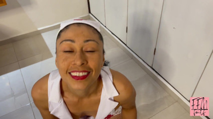 Magnita: The nurse wants you to cum in her mouth