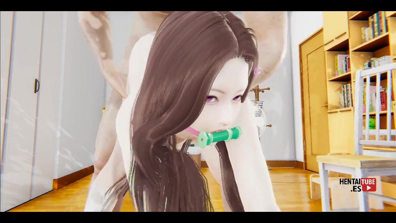 HentaiTubes: Demon slayer hentai - nezuko dientot sama pria gemuk - manga anime...