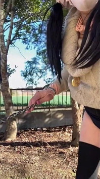 Self-training No. 67: Inserting a Tampon, Wearing Bloomers, and Performing a Tucked Pussy Chain Walk