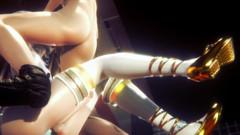 Yaoi Femboy - Allan Blowjob and Anal Locked
