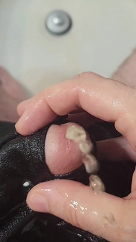 Up Close Cock Pee Hole Squirting Piss, Soaking Boxers, and Cumming
