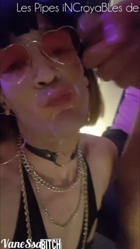 This Slut Didn't Pay Her Rent, She Will Serve as a Cock Juice Support for Her Landlord. Vanessabitchx