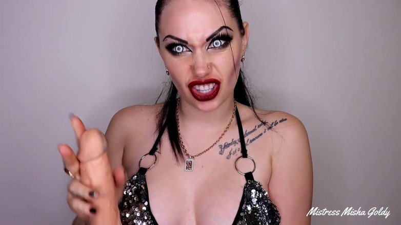 Goddess Misha Goldy: Vnucen sissy b-mail od ďábla