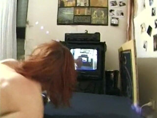 European Classics: Casting redhead bitch gets her hairy pussy fingered and ass...