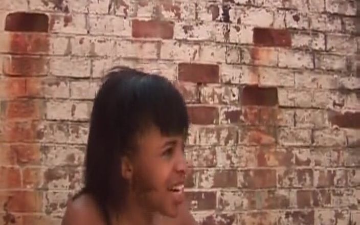 Enjoy German porn: Ebony German Bitch Rides BBC in This Rough Outdoor Action