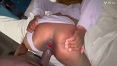 Fijii pornbox: Awek panas mahukan pemanasnya baiki tetapi akhirnya dengan batang Jamaica...