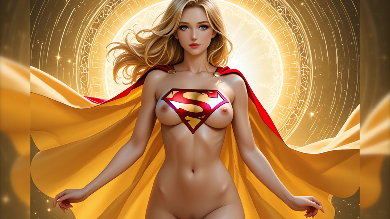 LustRender: Lustrender: l'elfo nudo eroina golden mist incandescente presentazione - ai video
