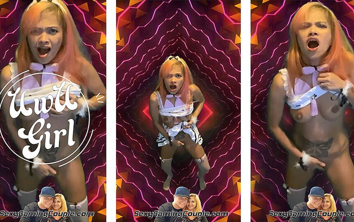 SexyGamingCouple: Uwu लड़की तुम्हें जापानी गंदी बात सिखाती है