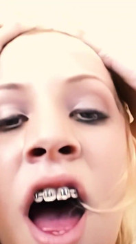 Leah Luv Reaches Back and Guides a Big Black Dick Into Her Tight Slit