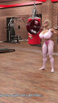 Alpha Guy domina sexy tía capitán en el gimnasio - tetonas suaves y culo regordete se están frotando y follando todo el camino