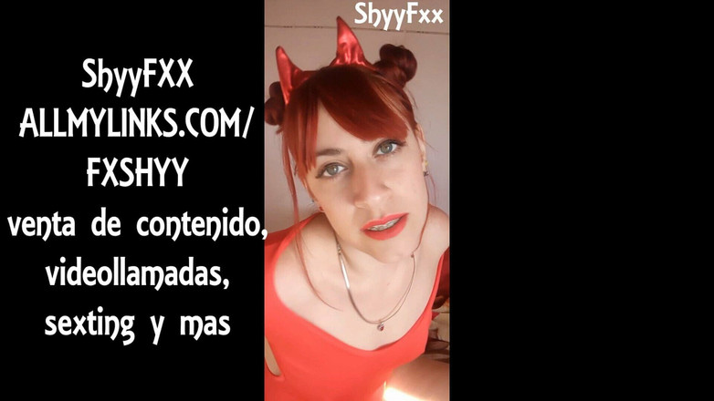 Tu Gauchita Argentina: Shyyfxx JOI vaše Diabla Jen se chci bavit s tebou