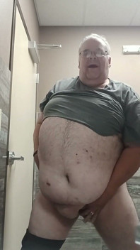 Jerking off in a Public Bathroom.