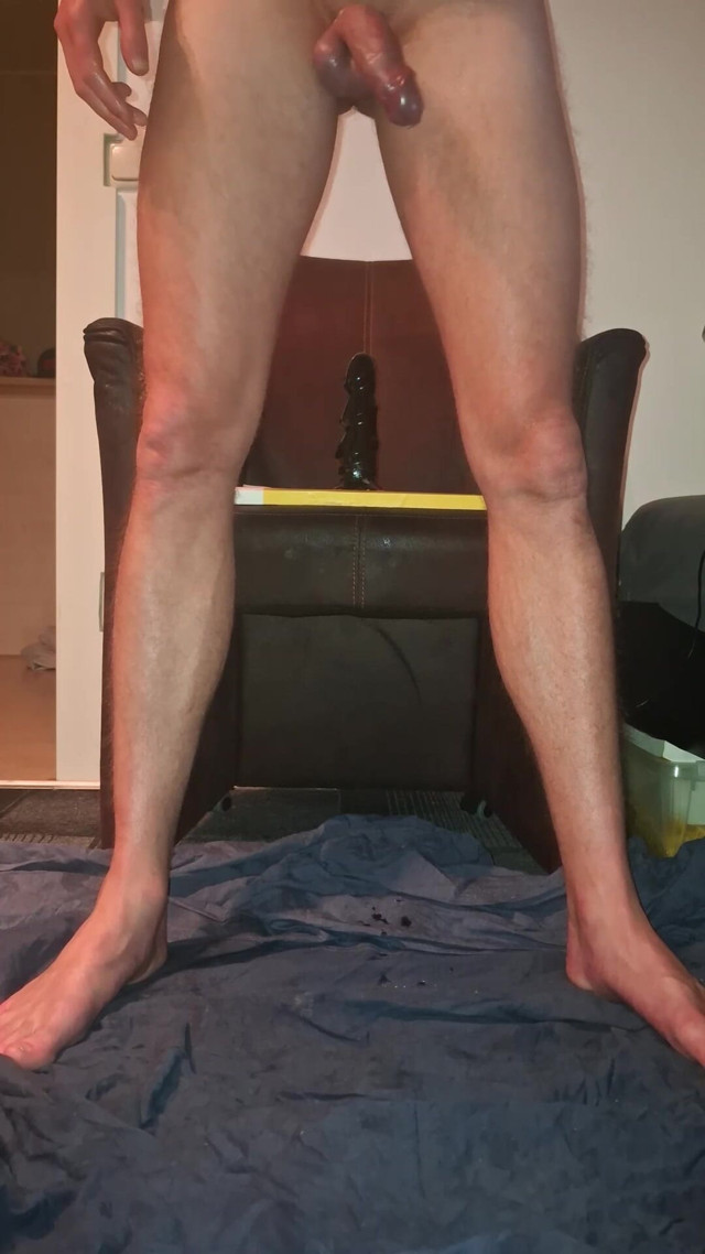 Hot Gay with Beautiful Feet Rides Dildo and Has Pissing Orgasm (NoFace Twink X) Hot Gay with Beautiful Feet Rides Dildo and Has Pissing Orgasm (NoFace Twink X)