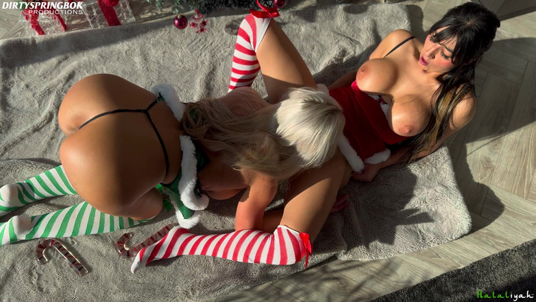 Aaliyah Yasin: Aaliyah a Sally's Candy Cane Fuck