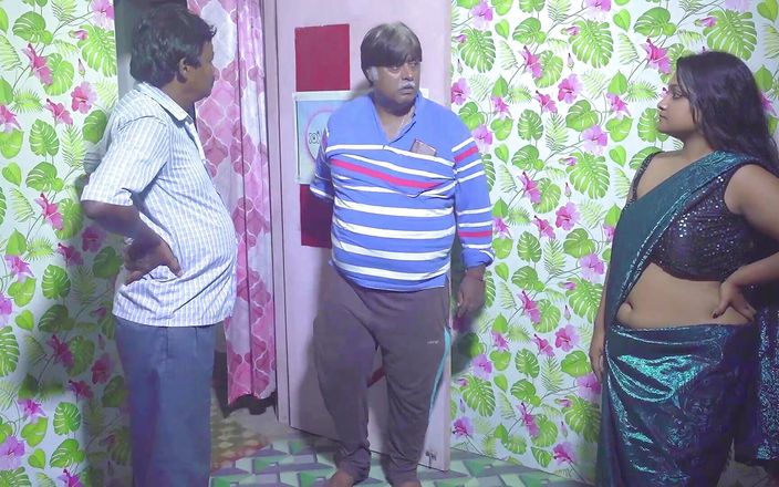 BIREA: बड़े स्तन वाली देसी भारतीय रूमा बौदी की उसके दो उम्रदराज बॉय फ्रेंड के साथ चुदाई भाग 3