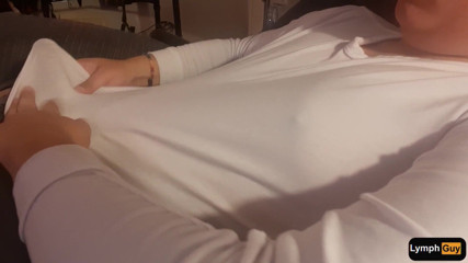 Lymph Guy: Playing with My Nipples Makes Me Horny
