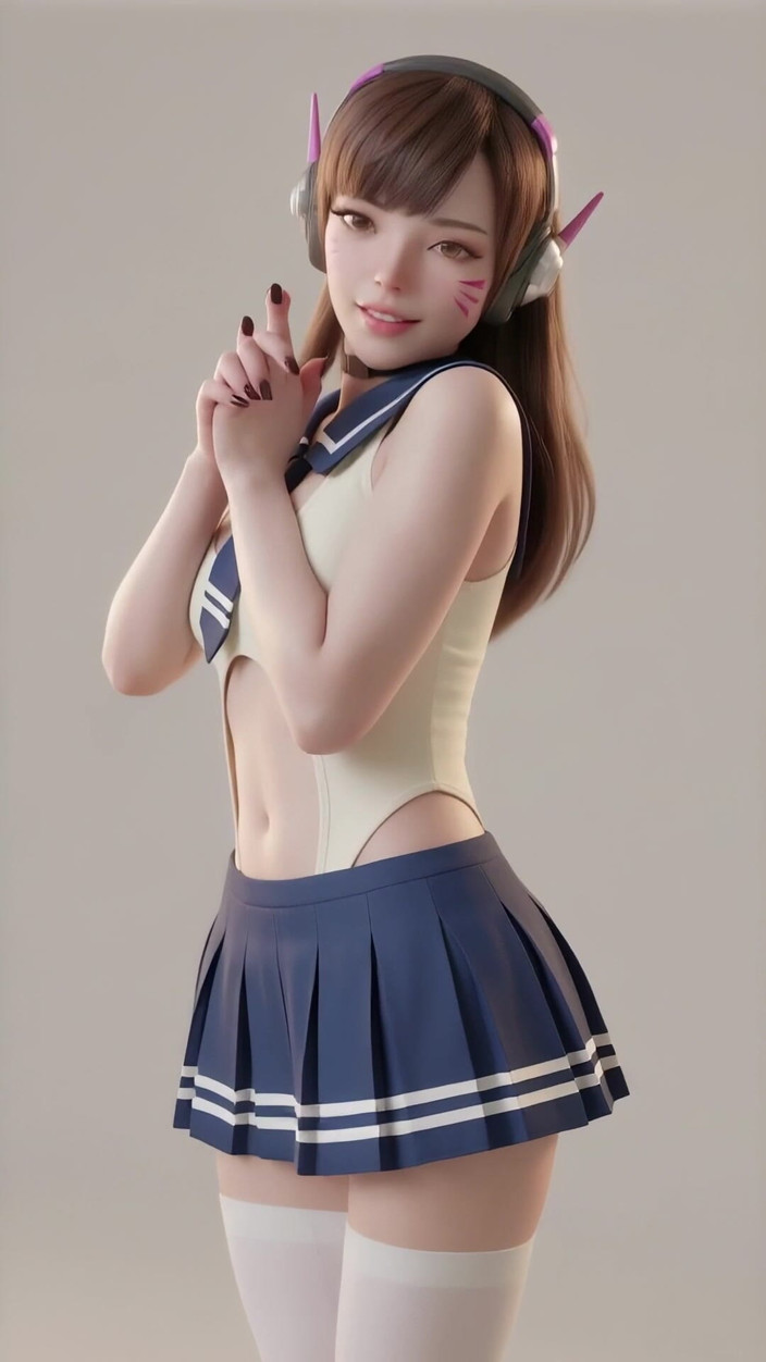 3D-Hentai Games: D.va's Lovely Dance (apink - U You)