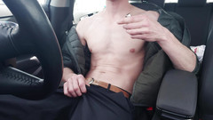 SteveSmokeHolland: Masturbace v autě # 5