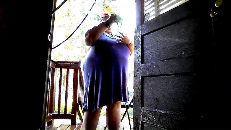 Mistress_T_FD_GD: Showering in the Water Hose. Pt 3