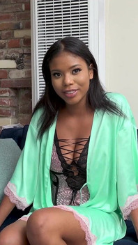 Nia Nacci Gives Her Landlord a Happy Ending - Big Tits Massage, Hard Ride & Cum on Her Jugs