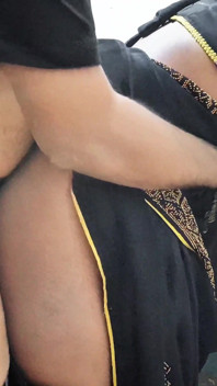 Hot Indian Desi Aunty Sex in Black Saari