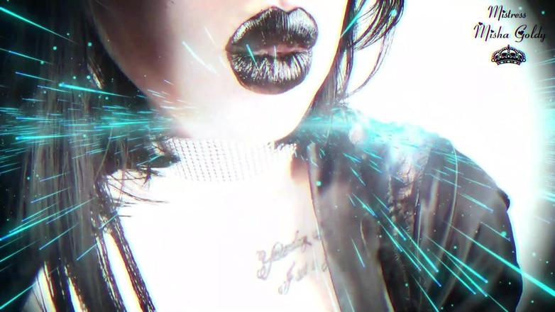 Goddess Misha Goldy: Schwarze lippenfick mit JOI