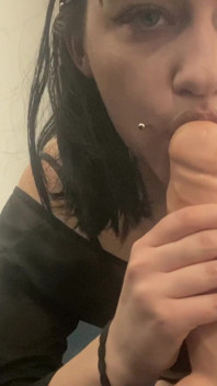 Deep POV Dildo Blowjob