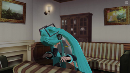 H3DC: 3d хентай hatsune miku катається на вашому члені і отримує сперму в пизду
