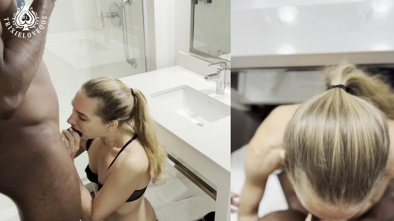 TrixieLove: His First Anal! - MILF Sneaks Away for New BBC