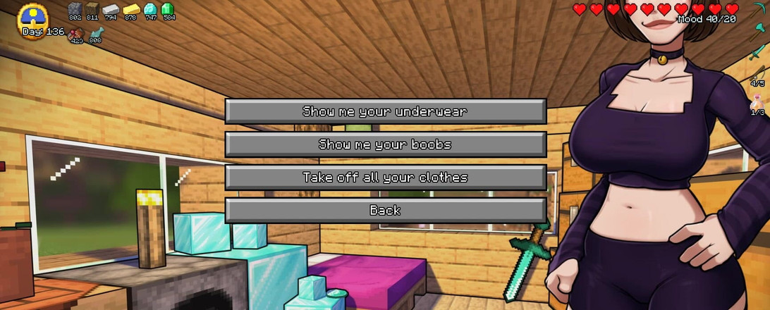 LoveSkySan69Real: Minecraft Hornycraft - parte 83 - meia-irmã quer chupar meu pau por Loveskysanhentai