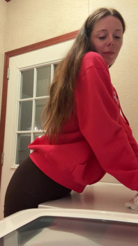 Använder min tvättmaskin för att komma hårt