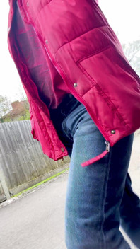 Out Walking Commando and the Monster Inside My Jeans Is Bulging Out