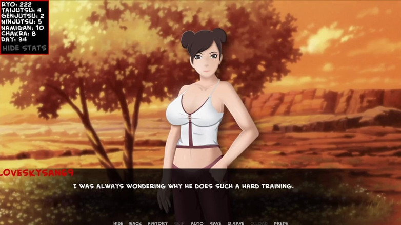 LoveSkySan69Real: Sarada Training V2.2 del 7 berättelse av Loveskysan69