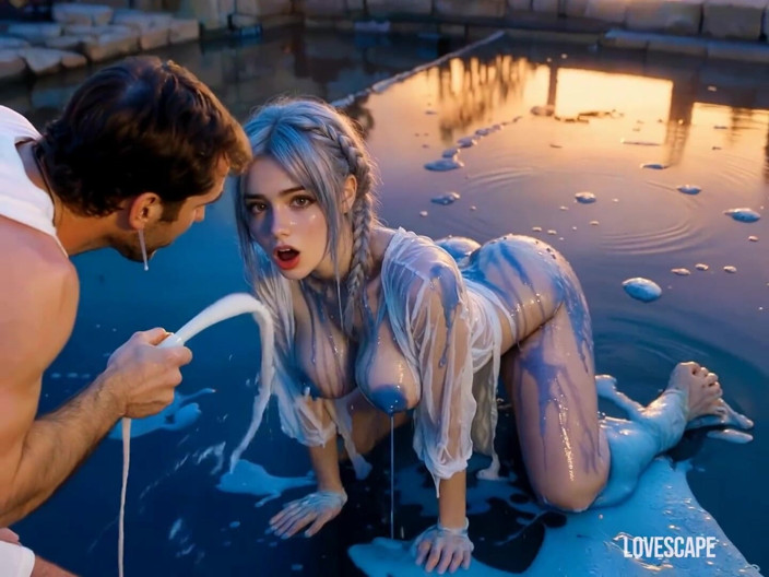 Lovescape: La ducha con bomba de leche la enciende