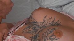 Why Blindfolded Step Mom in Mask Let Step Son Fuck Her in Share Bed, While Husband in the Shower