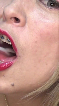 Deep-throating Two Giant Canes