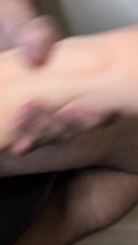 Uncut solo session med cockring, onani och explosiv spermasprut