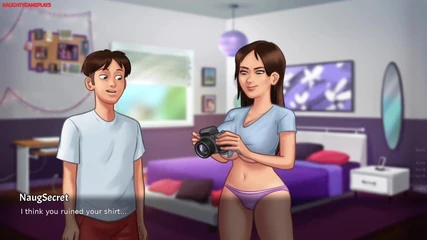 Naughty gameplays: Sexy Big Boobs Girl Striptease & Big Ass Play, Hot Slut...