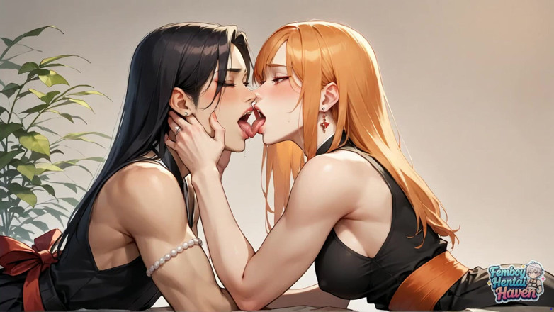 Femboy Hentai Haven: Red-haired Transvestite Doggy Style Cum Drip: Hot Femboy Gonzo Porn!